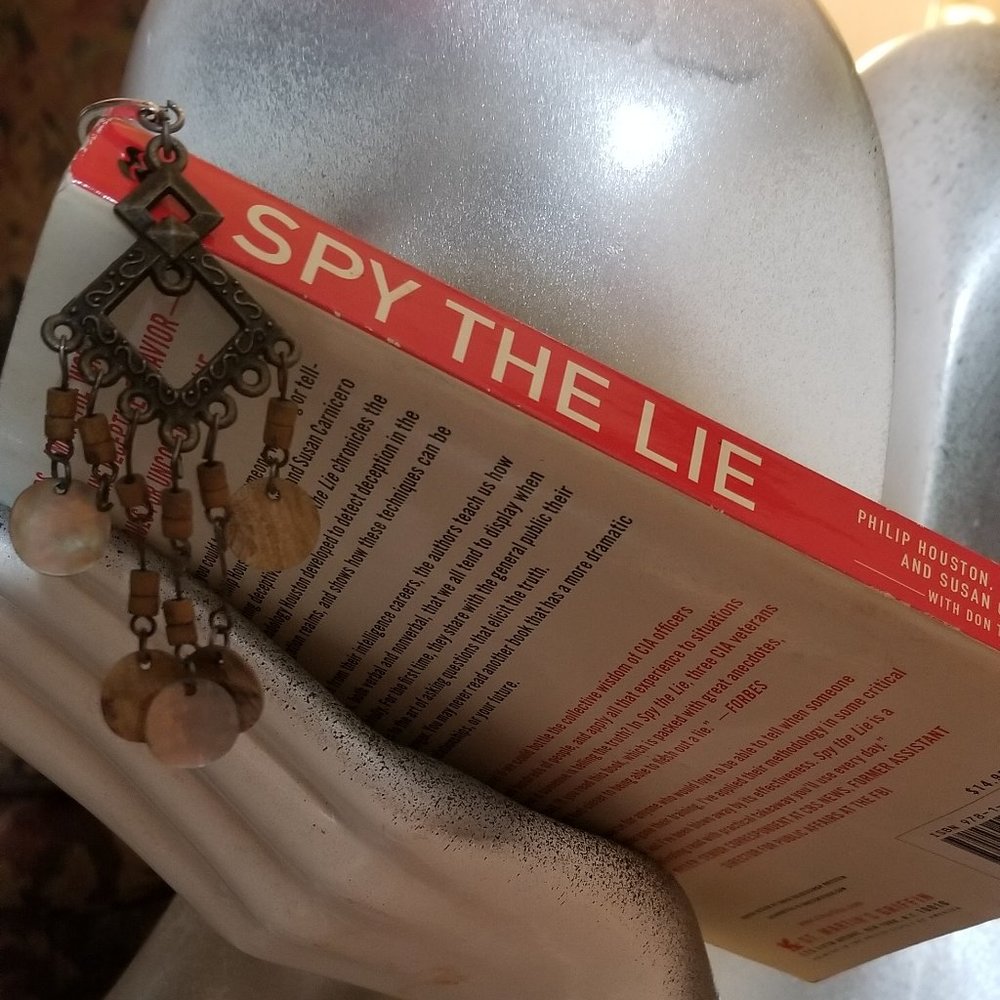 🦄3/$20 Brown Dangle Bookmark Handmade OOAK Gift